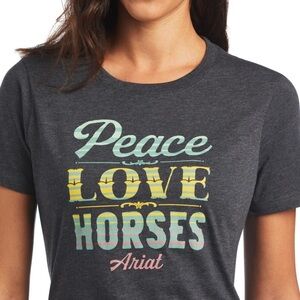 Ariat light weight cotton blend tee. Perfect piece for horse lovers.